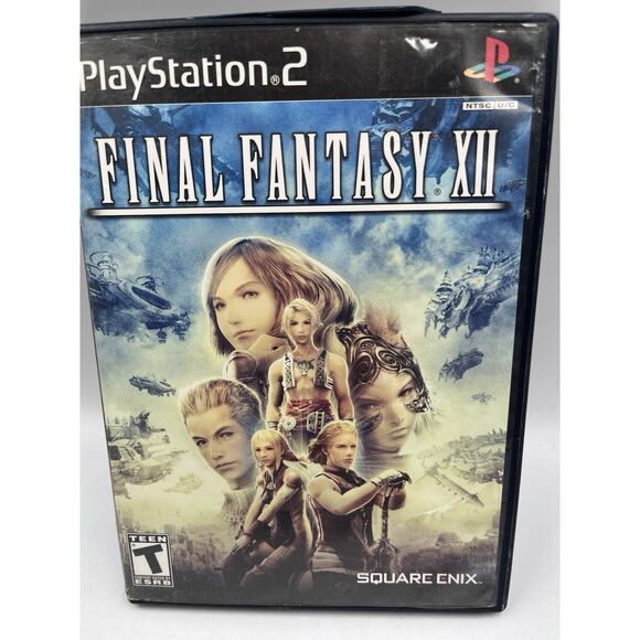 Final Fantasy XII 12 PlayStation 2, 2006 - Black Label PS2 Complete CIB - Picture 2 of 9